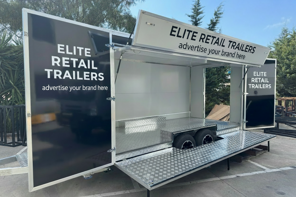 Merchandise Retail Trailer with Boards MT-B5M
