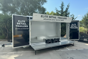 Merchandise Retail Trailer with Boards MT-B5M