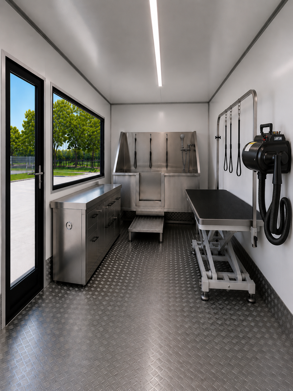 Mobile Dog Grooming Trailer MDGT-5M