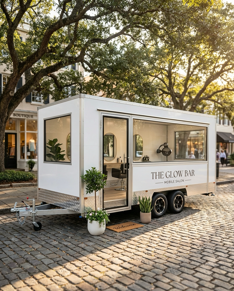 Mobile Hairdresser Salon Trailer MST-5M