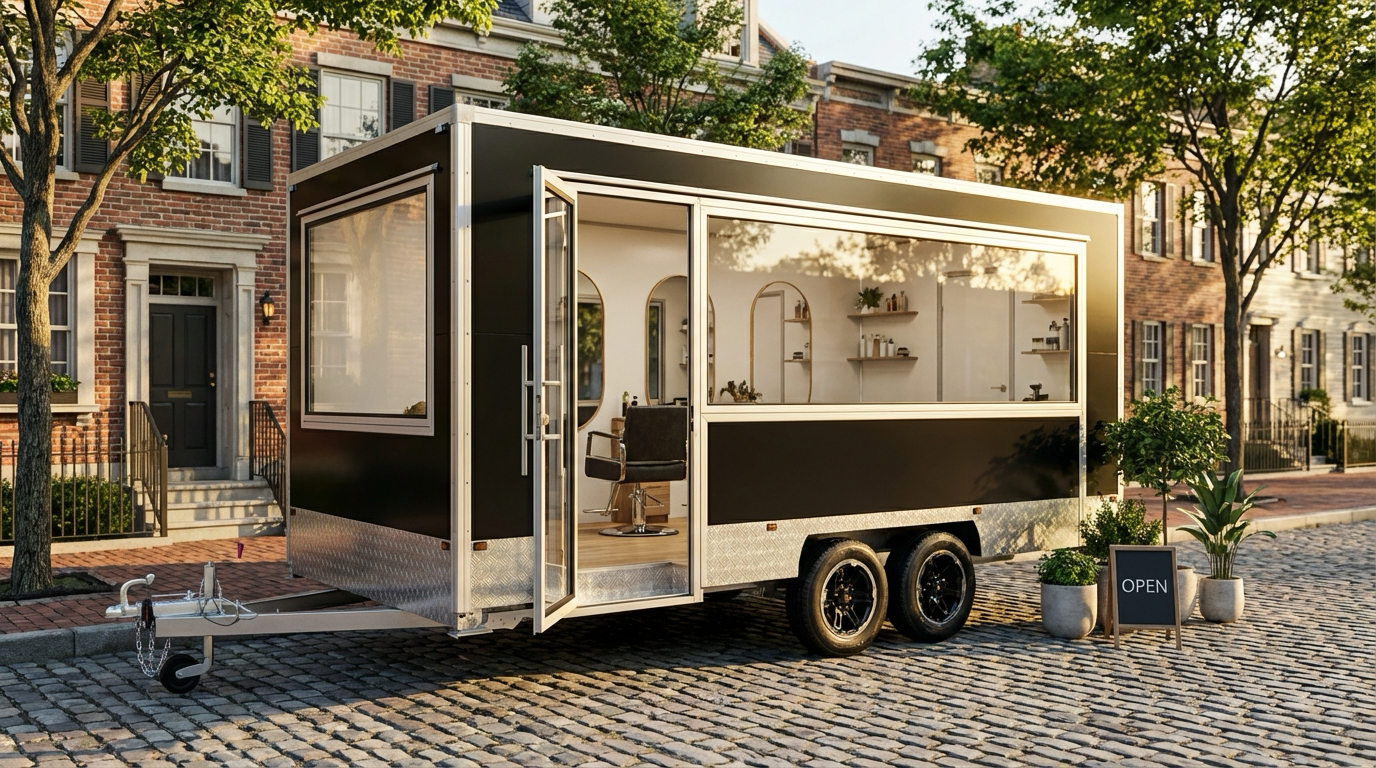 Mobile Hairdresser Salon Trailer MST-5M