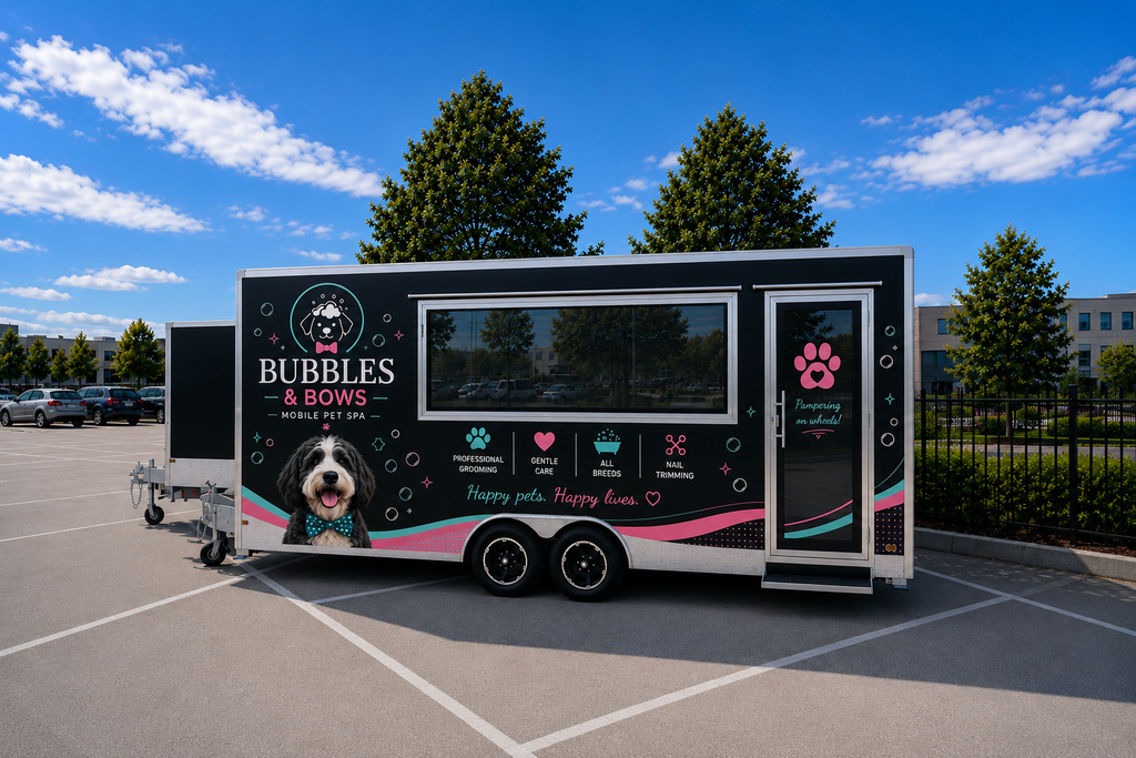 Mobile Dog Grooming Trailer MDGT-5M