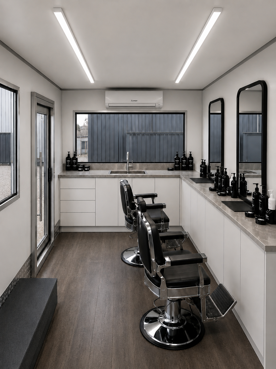 Mobile Barber Trailer MBT-5M