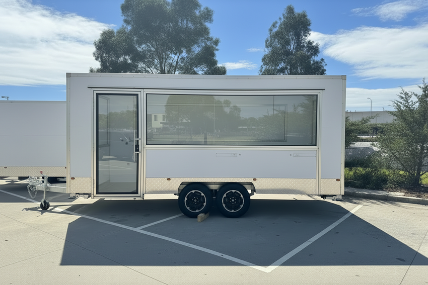Mobile Office Trailer MOT-5M Portable Office – ELITE RETAIL TRAILERS