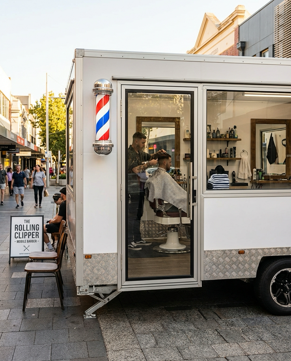 Mobile Barber Trailer MBT-5M