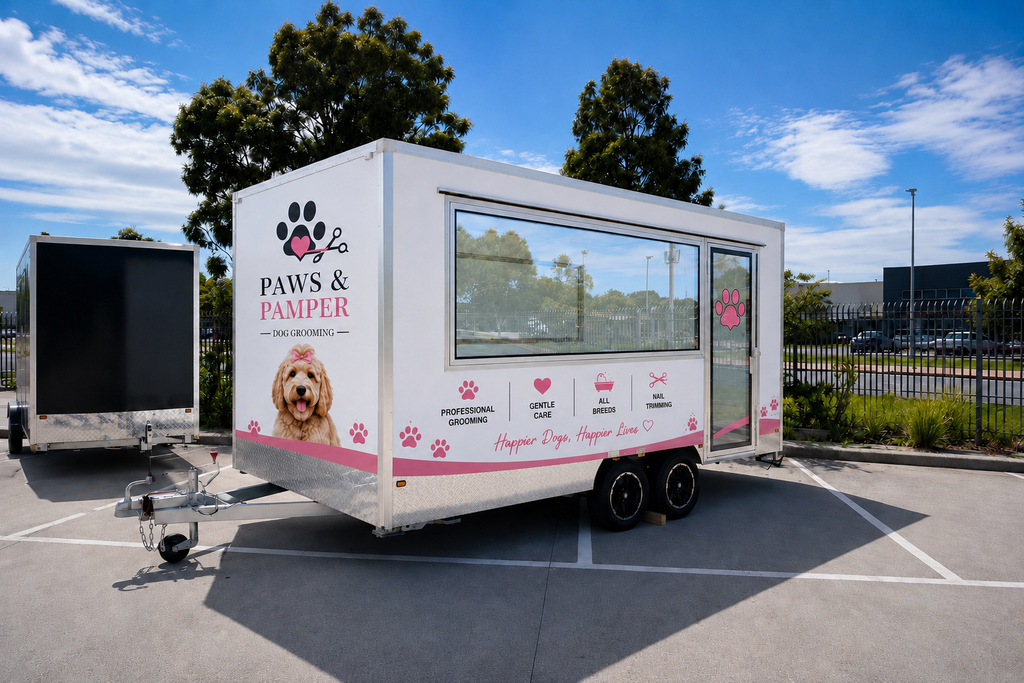 Mobile Dog Grooming Trailer MDGT-5M