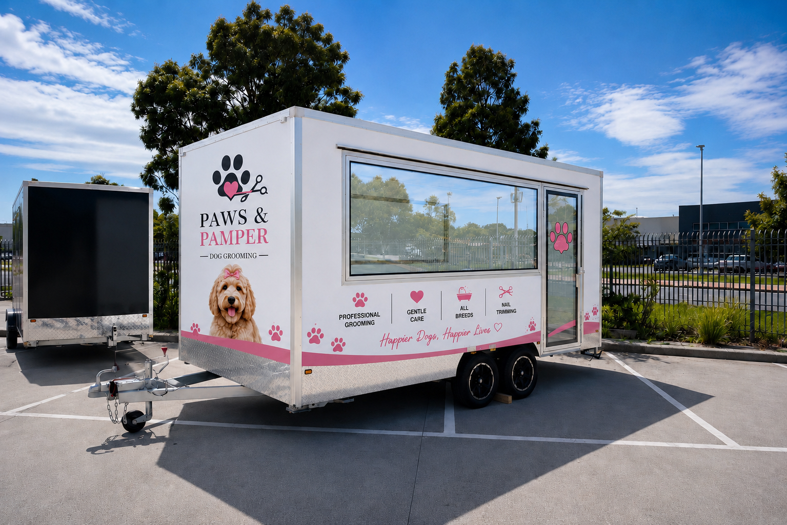 Mobile Dog Grooming Trailer MDGT-5M