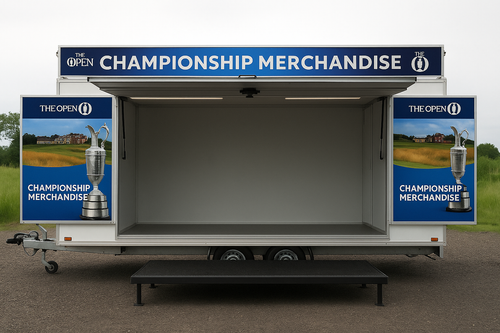 Merchandise Retail Trailer with Boards MT-B5M