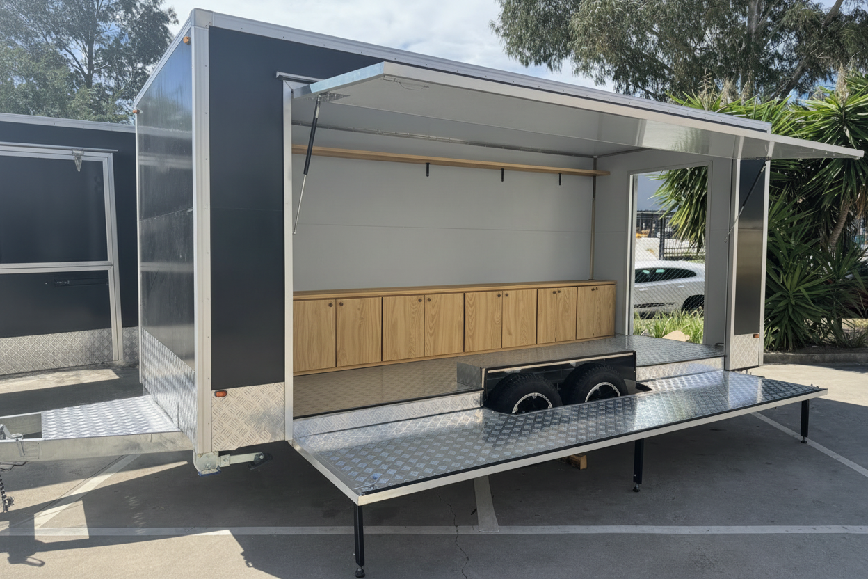 Merchandise Retail Trailer MT-5MF With Cabinetry