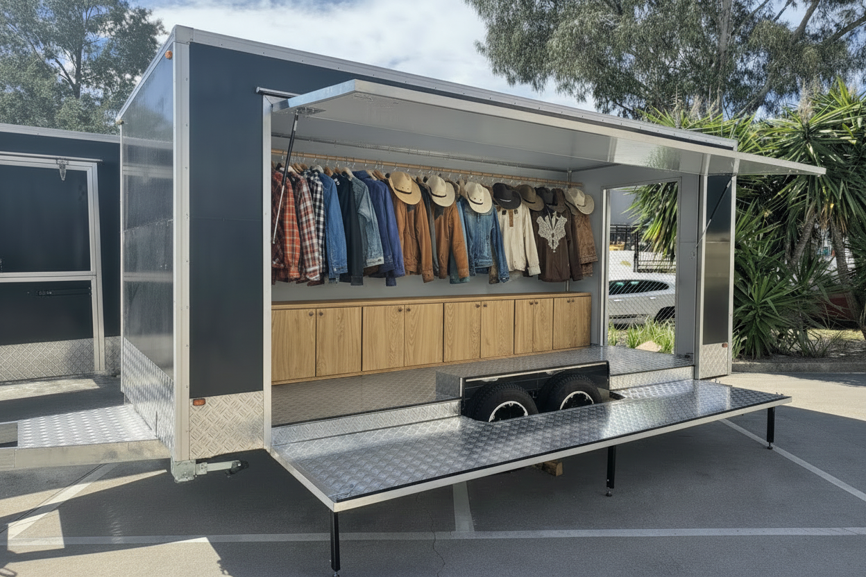 Merchandise Retail Trailer MT-5MF With Cabinetry
