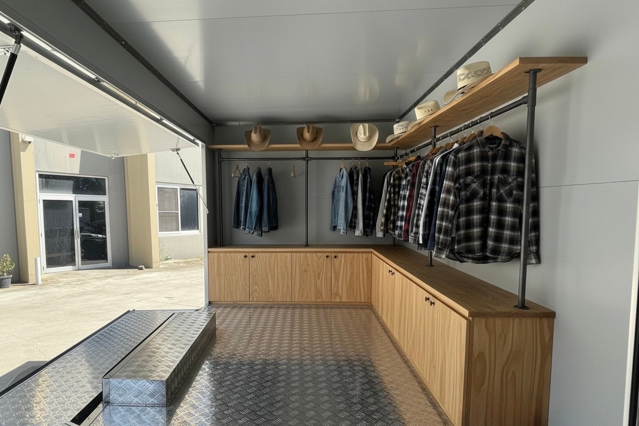 Merchandise Retail Trailer MT-5MF With Cabinetry